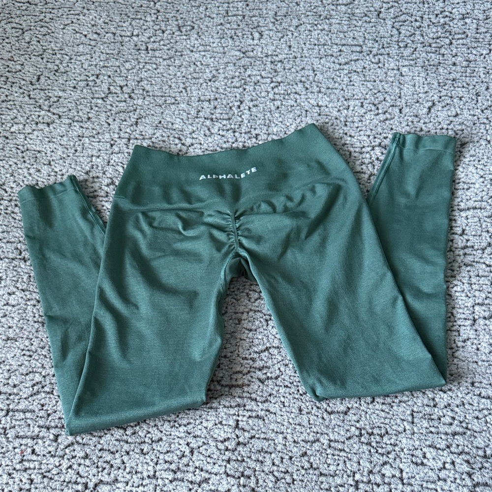 Alphalete  Forest Green Leggings